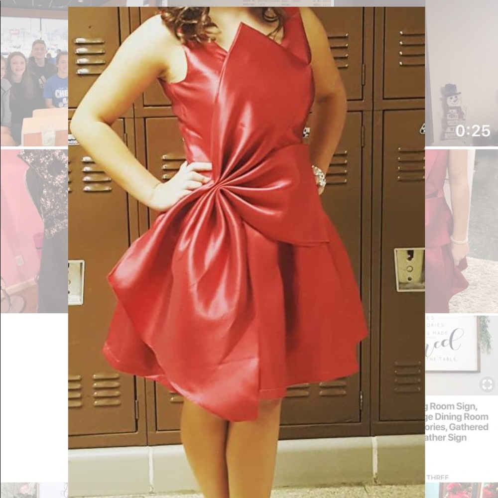 Beautiful 2 piece skirt with bow made into top